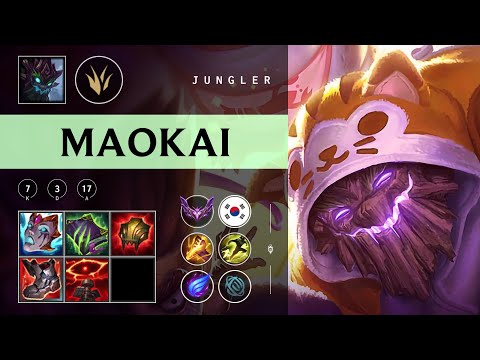 Maokai Jungle vs Wukong - KR Master Patch 25.24