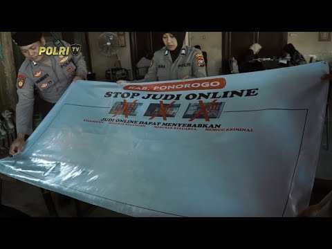 POLRES PONOROGO SOSIALISASIKAN BAHAYA JUDI DARING
