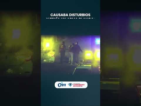 B° San Vicente 🚨 Causaba disturbios y tenía un arma blanca: quedó detenido