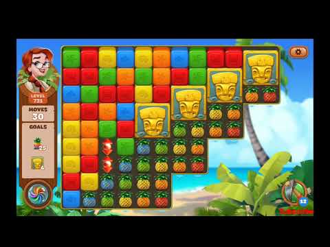 Lost Island Blast Adventure Level 731 NO BOOSTERS - A S GAMING