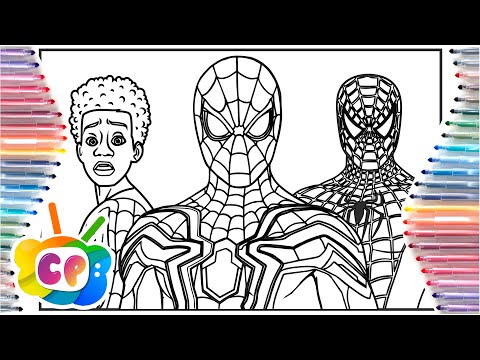 Spider-man coloring pages/Spider-man 3 versions/ Elektronomia x Lunaar  - Champions [NCS Release]