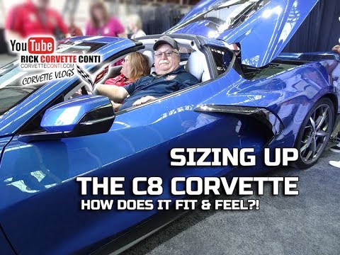 HOW DOES THE C8 2020 CORVETTE FEEL INSIDE SIZE WISE!? Video