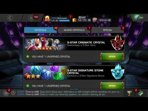mcoc cinematic crystal!