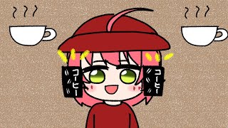 【手描き】両耳に缶コーヒーつけてデスゲームに参加するみこち/ホロライブ/さくらみこ/大空スバル/大神ミオ/白上フブキ