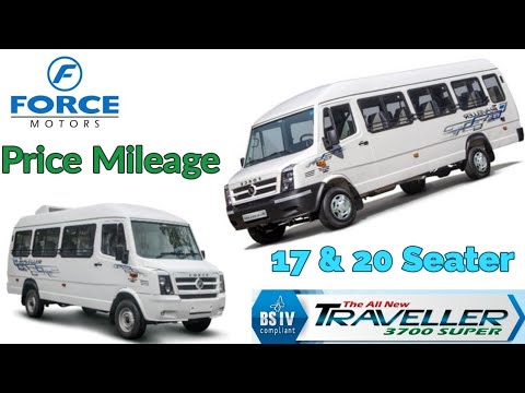 tt tempo traveller price Force traveller specifications
