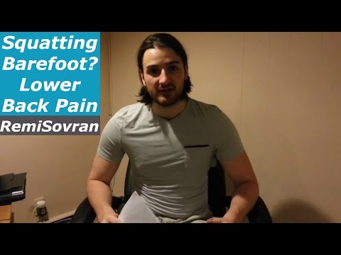 Should You Squat Barefoot If Your Suffering from Lower Back Pain?