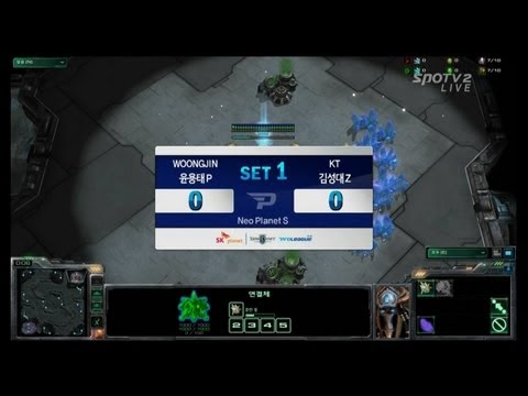 SPL [01.15] Free(Woongjin) vs Action(KT) 1set / Neo Planet S - Starcraft 2,esportstv