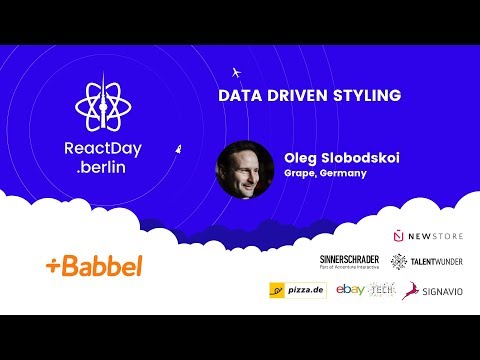 Data Driven Styling - Oleg Slobodskoi