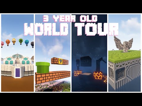 One And Only Delta - World Tour of my 3500+ Day Survival World | Delta's Minecraft World Tour