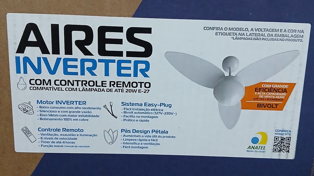 como  montar #Ventilador ventisol Aires com  controle