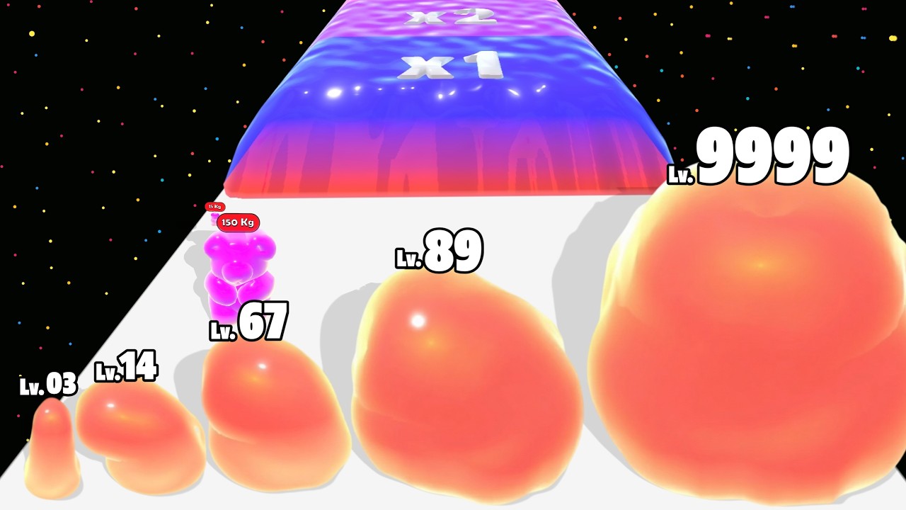 Jelly Raid 3D - Level Up Jelly Slime Max Level Gameplay