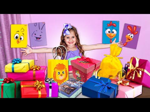 ABRINDO OS PRESENTES DO ANIVERSÁRIO DA MINHA IRMÃZINHA DE 5 ANOS!!