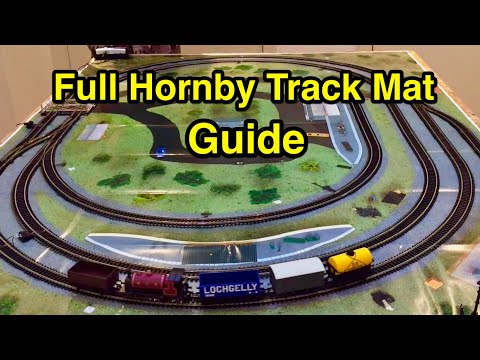 Complete Hornby Track Mat Layout Walkthrough (Track Expansion Pack A B C D)