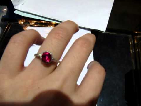 Les Precieux 1 carats Natural Ruby Ring