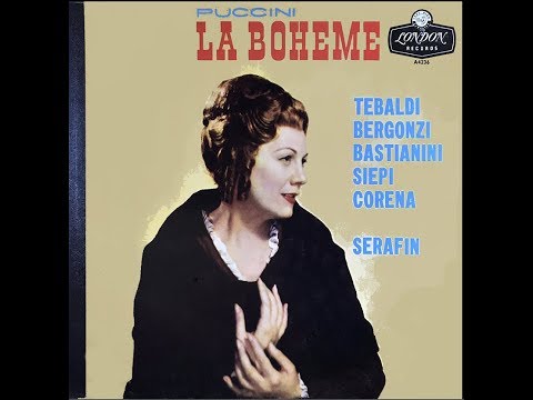 Puccini  -  LA BOHEME,  TULLIO SERAFIN  1
