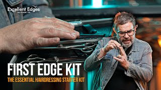 FIRST EDGE KIT | The Essential Hairdressing Starter Scissor Kit | EXCELLENT EDGES