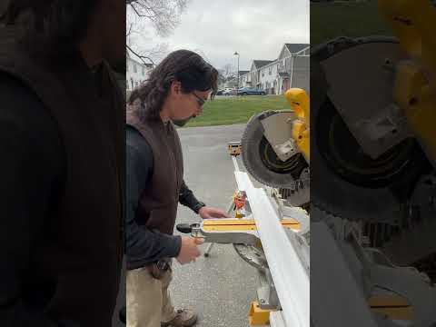 How to cut crown molding laying down. #constructiontips #howto #diy