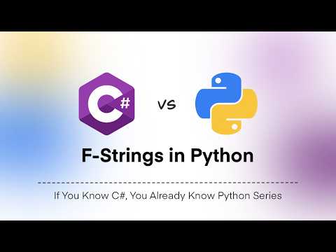 F Strings In Python String Interpolation In C C Vs Python Series