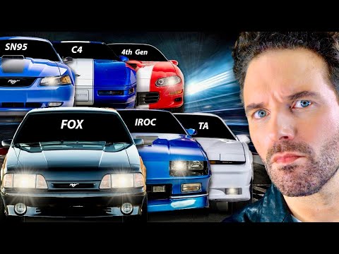 Ultimate 80's & 90's MUSCLE CARS! (Foxbody Mustang, IROC, Firebird, SN95, Corvette, 4th Gen Camaro)