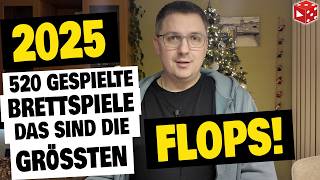 👎 Meine größten Brettspiel-Enttäuschungen 2025 🎲