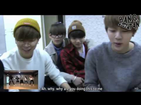[ENG] 150403 The Ark (Hip-hop girl group) 상남자 cover + BTS reaction Michael TgFresquez