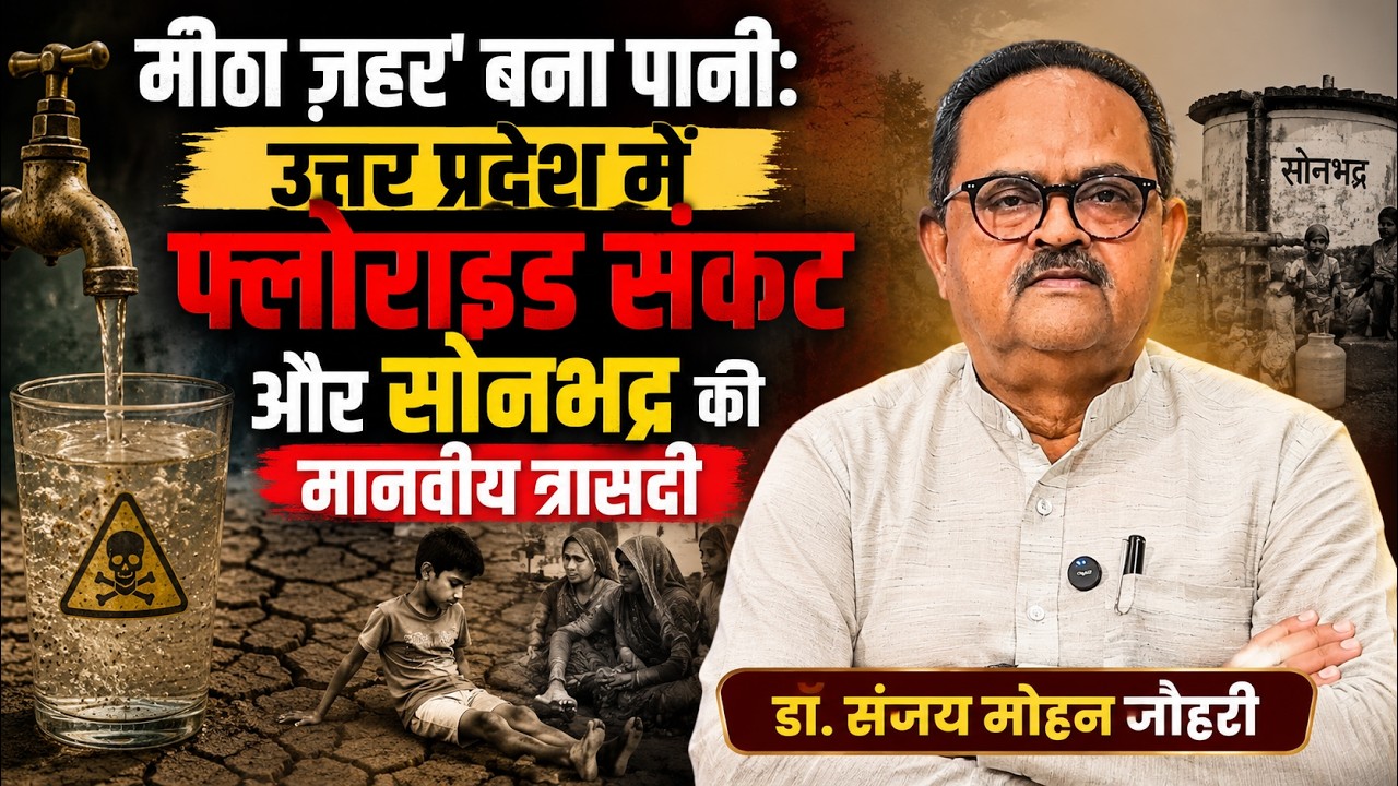 मीठा ज़हर बना पानी | उत्तर प्रदेश में फ्लोराइड संकट | डॉ. संजय मोहन जौहरी
