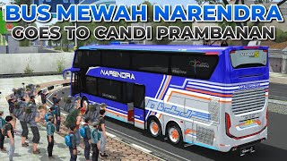 Download lagu Narendra Jetbus 5 Luxury Double-Decker Bus: A Trip to Prambanan Temple!! | Bus Simulator ID mp3