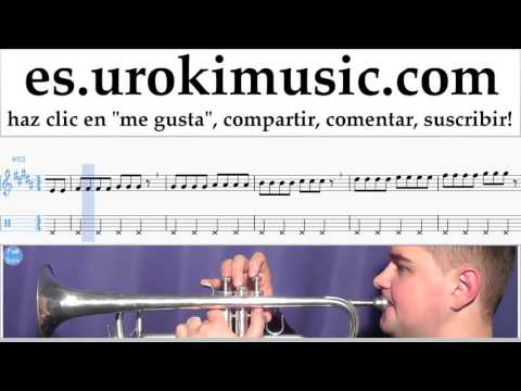 Como Tocar Trompeta Major Lazer, Justin Bieber - Cold Water Parte#1 Clases Notas Musicales Tutorial