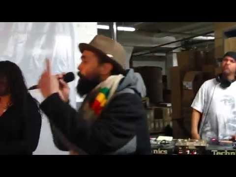 Eternia, Gabriel Teodros & Zoi- Cypher @ Fat Beats (Brooklyn), NYC