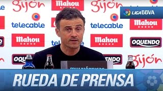 Luis Enrique: "Estamos donde queríamos estar"