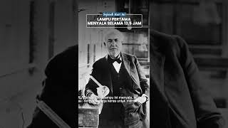 Bola Lampu Pertama di Dunia Menyala 13,5 Jam, Thomas Alva Edison Bikin Eksperimen Berhasil