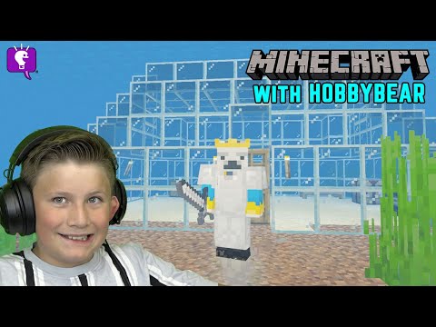 HobbyFamilyTV - Under Water Dome in Minecraft with HobbyBear on HobbyFamilyTV