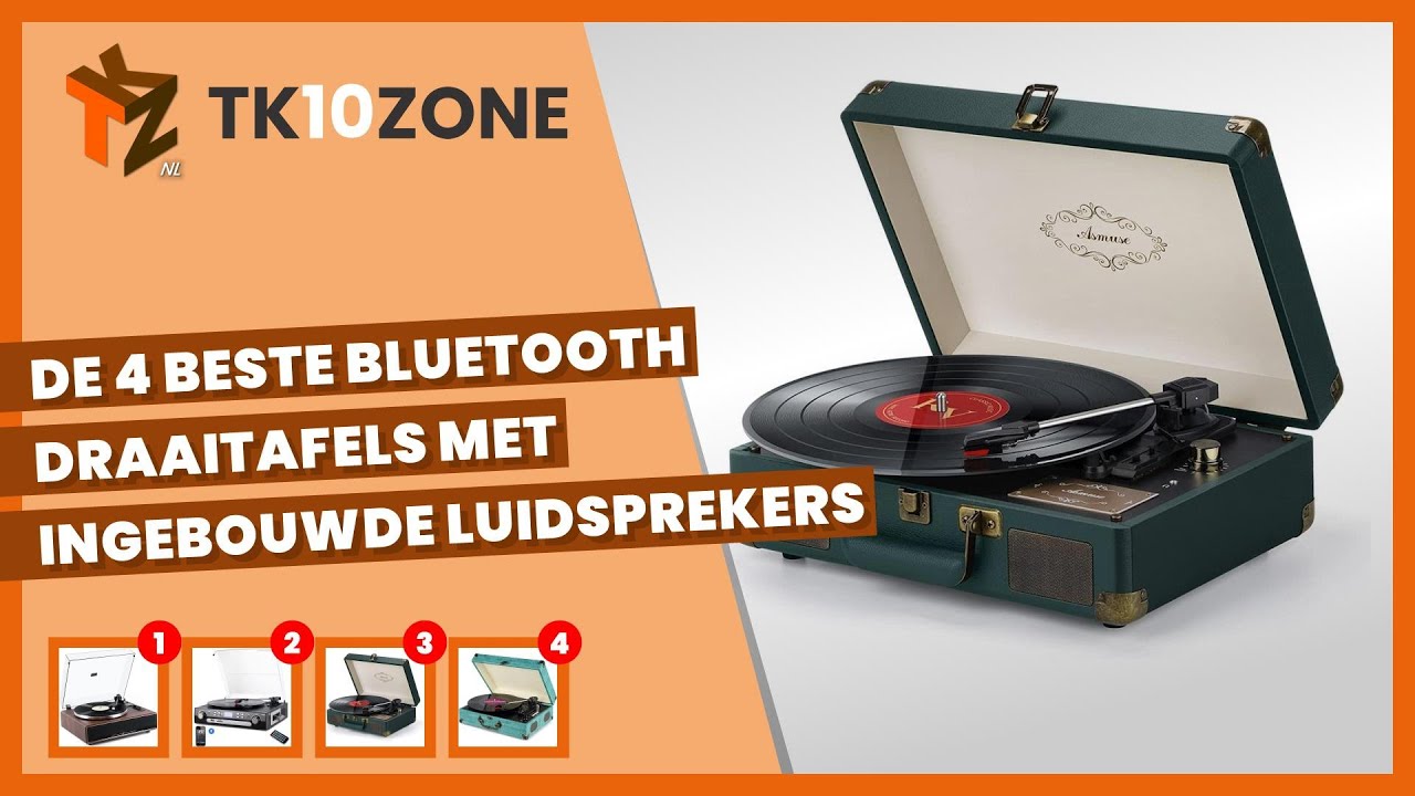 De 4 beste bluetooth draaitafels met ingebouwde luidsprekers