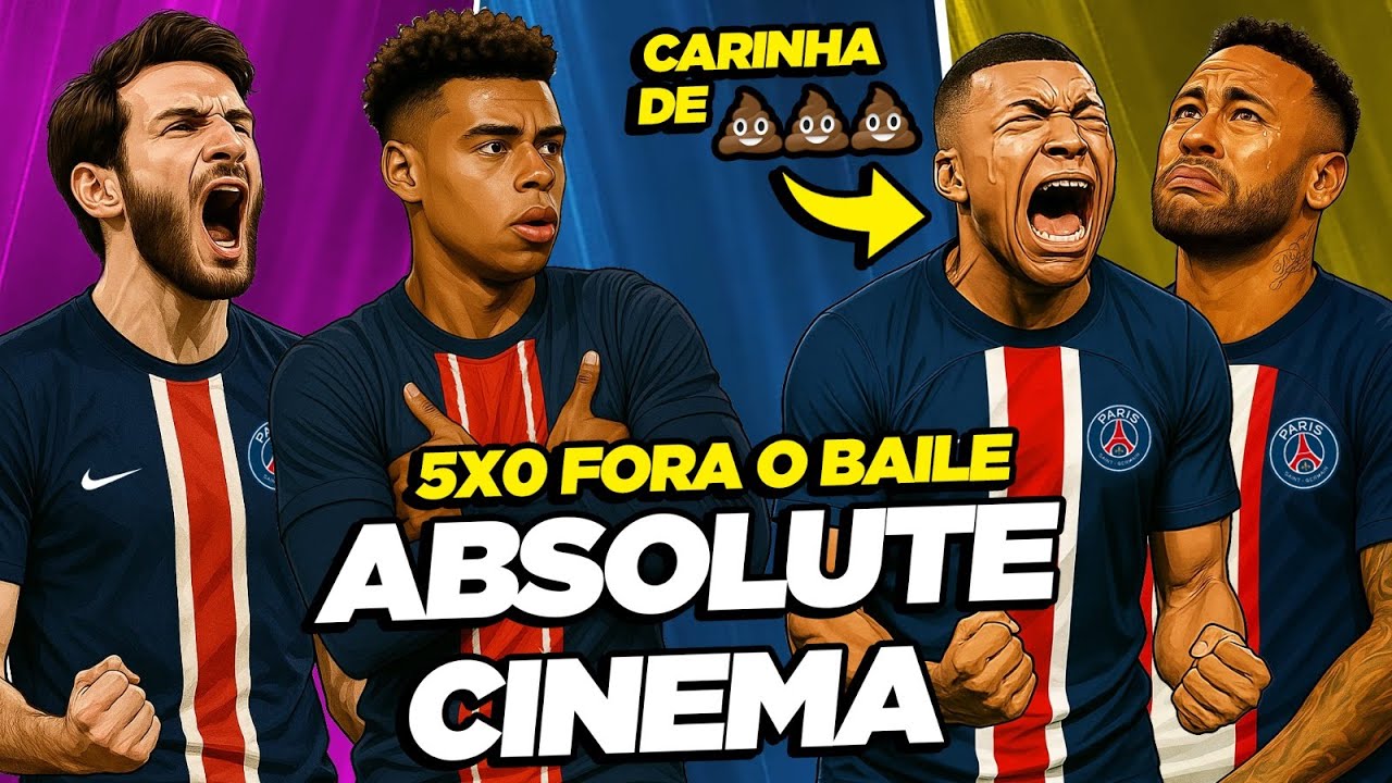 Chora Neymar! Chora Mbappé! PSG CAMPEÃO DA CHAMPIONS LEAGUE