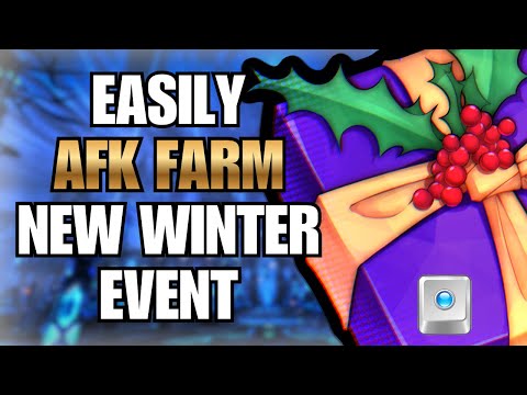 How To Efficiently AFK Farm The Winter Event For MILLIONS of Presents (Anime Vanguards)