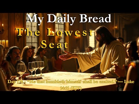 Day 176: The Lowest Seat | Luke 13–14 Devotional | My Daily Bread Reflections