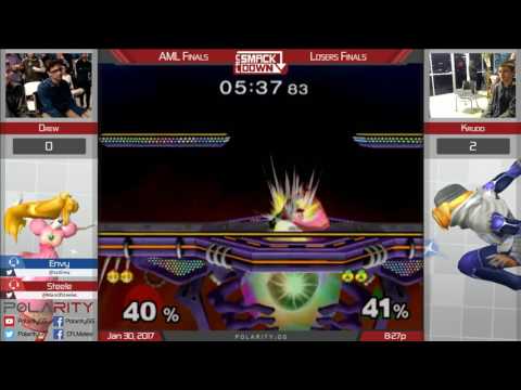 AML 3 Finals - Drew (Peach) vs Krudo (Sheik) - Losers Finals