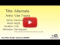 Alternate Vibe Tracks Dance Electronic Bright YouTube Audio Library BGM