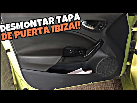 Como quitar o desmontar tapa de puerta de un seat ibiza 2009 al 2016