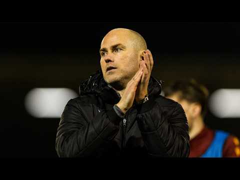 Jens Berthel Askou reacts to five star display in Paisley.