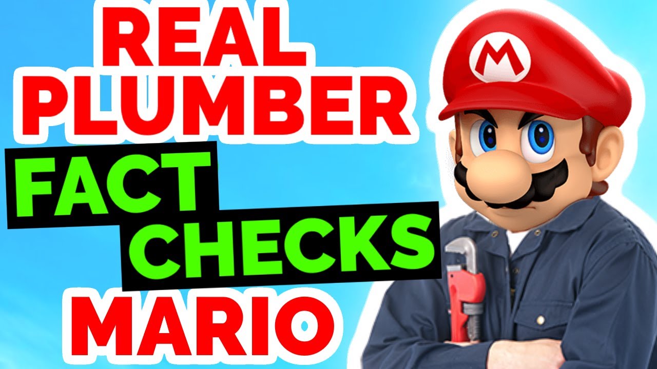 Real Plumber Judges Mario's Plumbing Skills