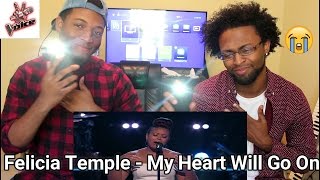 The Voice 2017 Knockout - Felicia Temple: "My Heart Will Go On" (REACTION)
