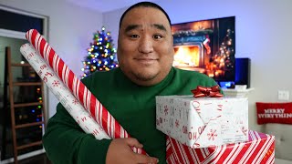 ASMR | Wrap Presents with Me 🎁 Cozy 🔥 No Talking | Lonely on Christmas