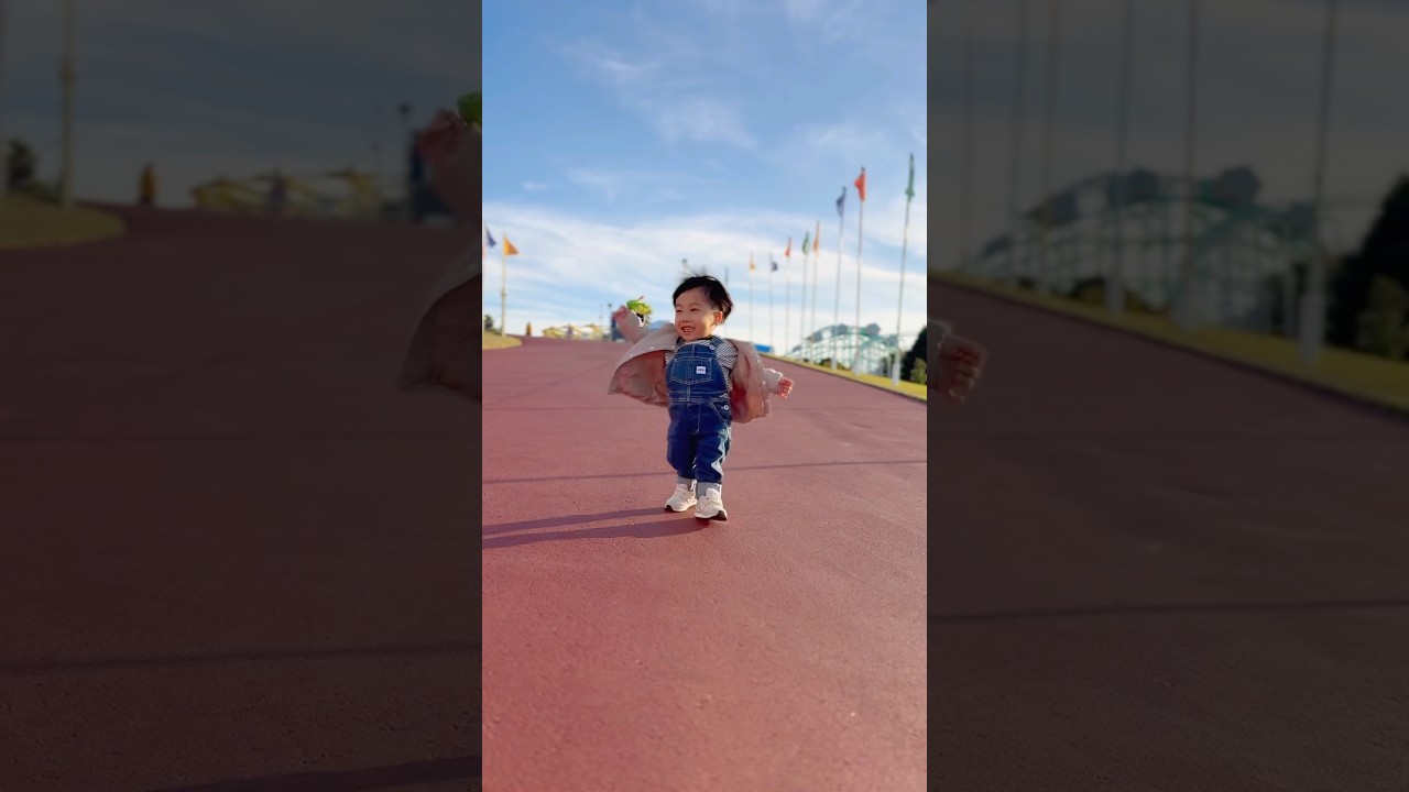 まるで天使💓【2型コラーゲン異常症の小さな6歳児】遊園地vlog🎡 #日常 #難病 #shortvideo #かわいい #きっちゃんねる