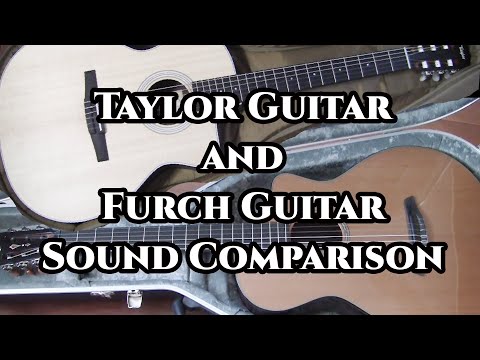 Taylor 214ce-N and Furch GNc 4-CR EAS Sound Comparison