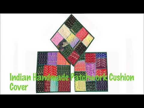 Indian banjara patchwork decorative cushion cover