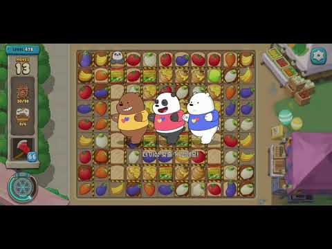 We Bare Bears the Puzzle for Kakao Season2 Level 478 - No Boosters