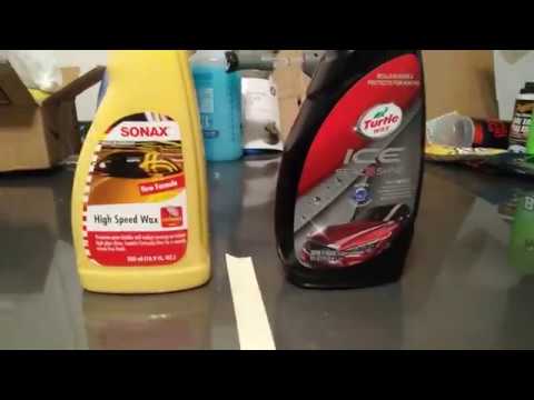 Turtle wax ice seal n shine vs sonax high speed wax and seal