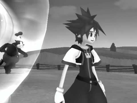 Kingdom Hearts II, English cutscene: 197 - A Black and White World - HD 720p