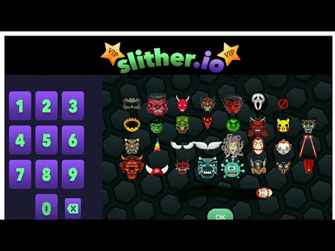 Slither.io VIP 10 New Secret Codes With Invisible Ninja Skin